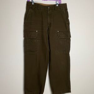 Duluth Trading company canvas cargo pants 34 x 30